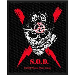 Stormtroopers of Death Standard Woven Patch: Scrawled Lightning
