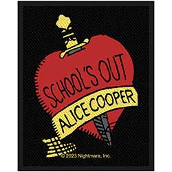 Alice Cooper Standard Woven Patch: School's Out