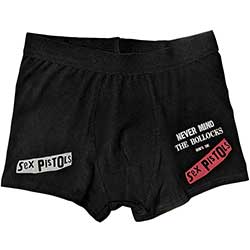 The Sex Pistols Unisex Boxers: Never Mind the Bollocks Original Album