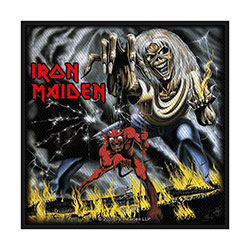 Iron Maiden Standard Woven Patch: Number Of The Beast (Retail Pack)