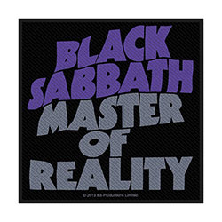 Black Sabbath Standard Woven Patch: Master Of Reality (Retail Pack)