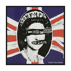 The Sex Pistols Standard Woven Patch: God Save The Queen (Retail Pack)