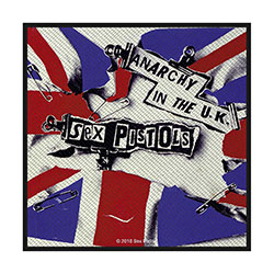 The Sex Pistols Standard Woven Patch: Anarchy in the UK (Retail Pack)