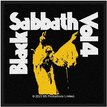 Black Sabbath Standard Printed Patch: Vol 4