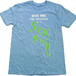 The Sex Pistols Unisex T-Shirt: Never Mind The Bollocks Drop Logo