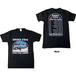 Seasick Steve Unisex T-Shirt: Full Colour Sonic Soul Surfer (Back Print)