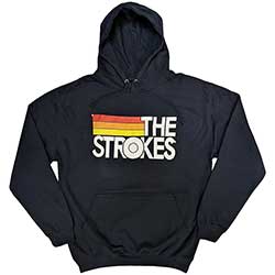 The Strokes Unisex Pullover Hoodie: Logo & Stripes