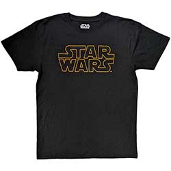 Star Wars Unisex T-Shirt: Logo Outline