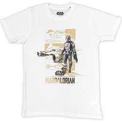 Star Wars Unisex T-Shirt: The Mandalorian Din & Grogu
