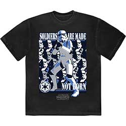 Star Wars Unisex T-Shirt: Soldiers Are Made