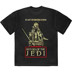 Star Wars Unisex T-Shirt: Return Of The Jedi Waiting Is Over