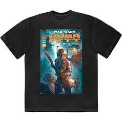 Star Wars Unisex T-Shirt: Boba Fett Comic Cover