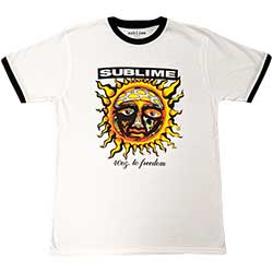 Sublime Unisex Ringer T-Shirt: 40oz. To Freedom