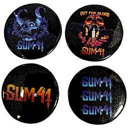 Sum 41 Pin Badge Pack: Out For Blood (Ex-Tour)