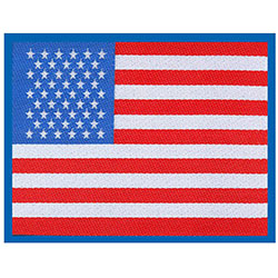 Generic Standard Woven Patch: Stars & Stripes Flag