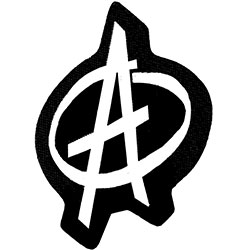 Generic Standard Woven Patch: Anarchy Symbol