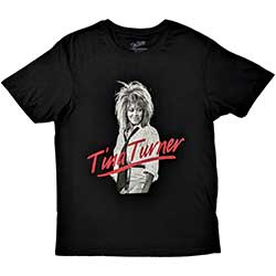 Tina Turner Unisex T-Shirt: Red Logo
