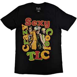 TLC Unisex T-Shirt: CrazySexyCool Vintage (Ex-Tour)