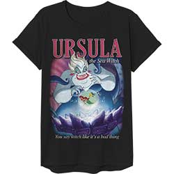 Disney Unisex T-Shirt: Little Mermaid Ursula Homage  