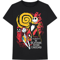 Disney Unisex T-Shirt: The Nightmare Before Christmas Ghosts