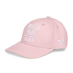 Tokyo Time Kids Baseball Cap: TT Heritage White Logo
