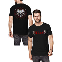 Tool Unisex T-Shirt: Skull Spikes (Back & Sleeve Print)