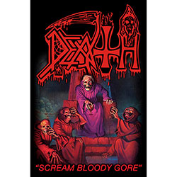 Death Textile Poster: Scream Bloody Gore