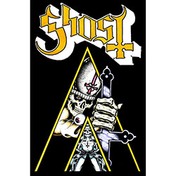 Ghost Textile Poster: Clockwork Ghost