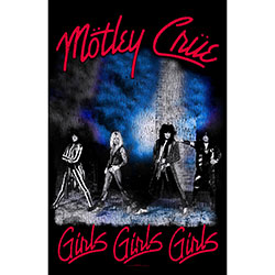 Motley Crue Textile Poster: Girls, Girls, Girls