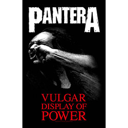 Pantera Textile Poster: Vulgar Display Of Power