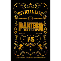 Pantera Textile Poster: 101 Proof