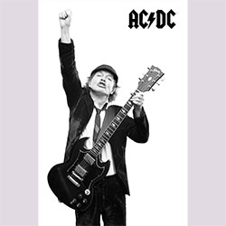 AC/DC Textile Poster: Angus
