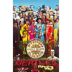 The Beatles Textile Poster: Sgt Pepper