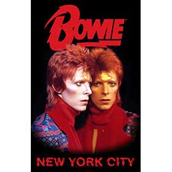 David Bowie Textile Poster: New York City