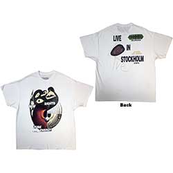 Travis Scott Unisex T-Shirt: Summer Run 2023 Stockholm (Back Print & Ex-Tour)