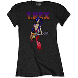 T-Rex Ladies T-Shirt: Rockin'