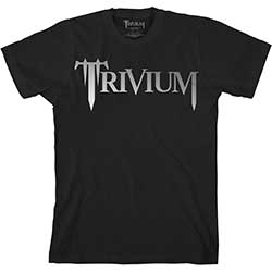 Trivium Unisex T-Shirt: Classic Logo (Metalic Print)