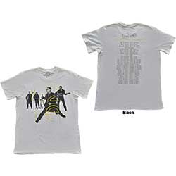 U2 Unisex T-Shirt: Live Action (Ex-Tour & Back Print)
