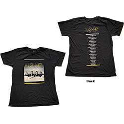 U2 Ladies T-Shirt: I+E Tour Bed Photo (Ex-Tour & Back Print)