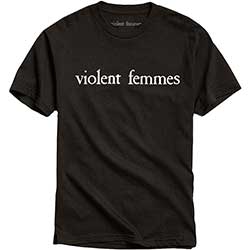 Violent Femmes Unisex T-Shirt: White Vintage Logo