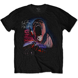 Pink Floyd Unisex T-Shirt: The Wall Scream & Hammers