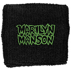 Marilyn Manson Embroidered Wristband: Logo (Loose)