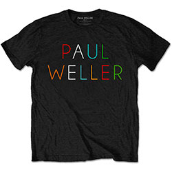 Paul Weller Unisex T-Shirt: Multicolour Logo