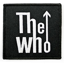 The Who Standard Woven Patch: Arrow Logo