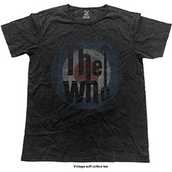 The Who Unisex Vintage T-Shirt: Vintage Target (Medium)