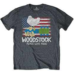 Woodstock Unisex T-Shirt: Flag
