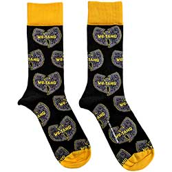 Wu-Tang Clan Unisex Ankle Socks: Grey Logos (UK Size 7 - 11)