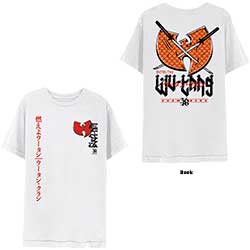 Wu-Tang Clan Unisex T-Shirt: Swords (Back Print)