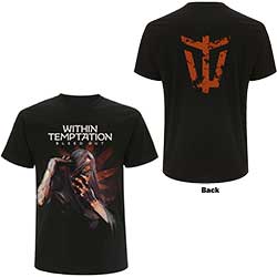 Within Temptation Unisex T-Shirt: Bleed Out Album (Back Print)