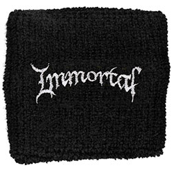 Immortal Embroidered Wristband: Logo (Loose)